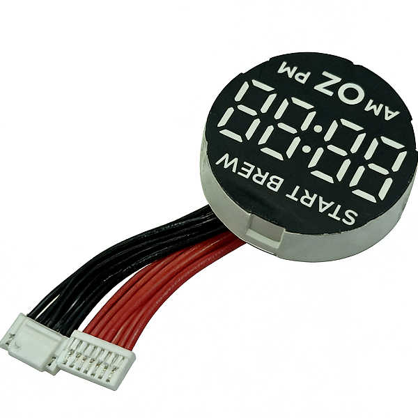 Round shape small led display for Coffee Machine