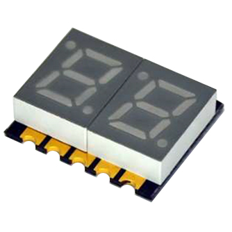 SMD type 0.28inch height 2 digit 7 segment LED display use to shaver
