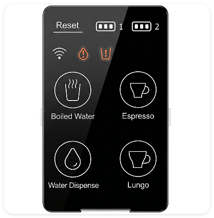 Super Bright White Color Custom LED Display for Intelligent Coffee and Water Dispenser